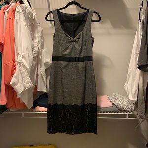 Black and grey dress